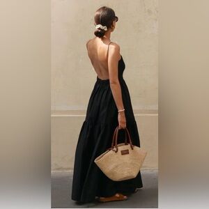 NWT Black Backless Maxi Dress